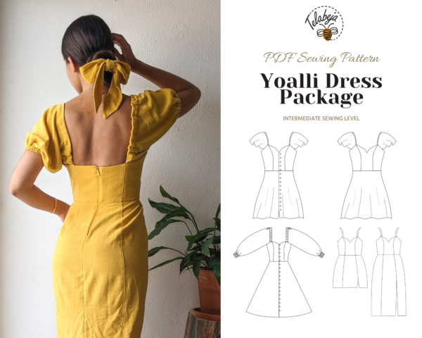 Yoalli Dress Pattern Package (English)