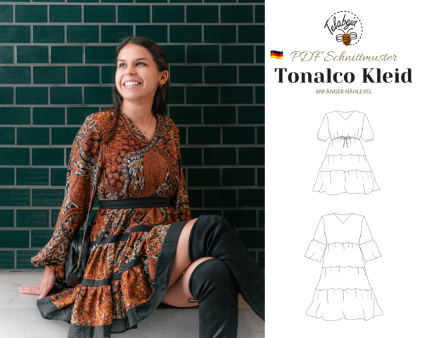 Tonalco Kleid Schnittmuster (Deutsch)