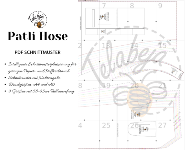 Patli Hose Schnittmuster (Deutsch) - Image 3