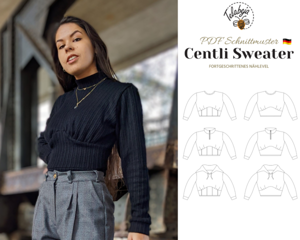 Centli Sweater Schnittmuster (Deutsch)