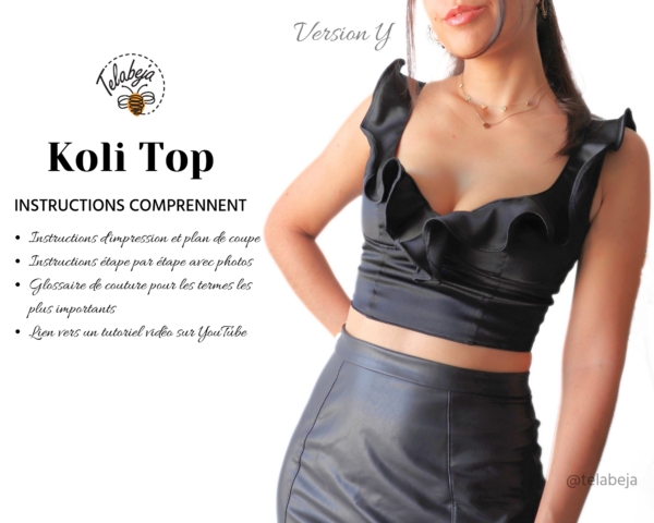 Koli Top Patron (Français) - Image 3