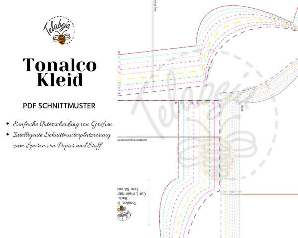 Tonalco Kleid Schnittmuster (Deutsch) - Image 4