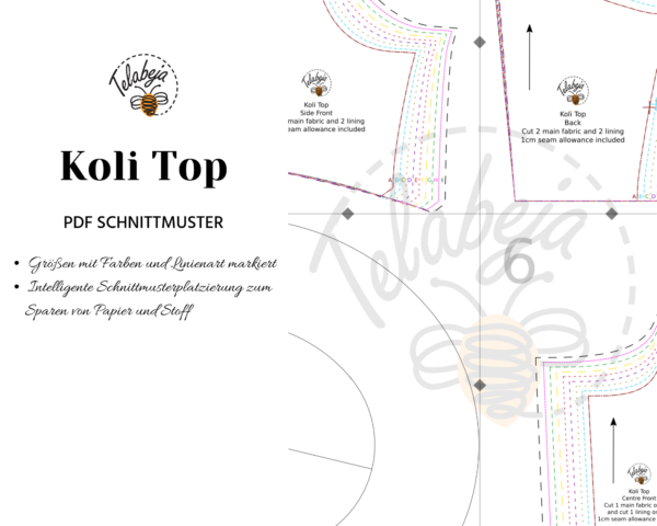 Koli Top Schnittmuster (Deutsch) - Image 4