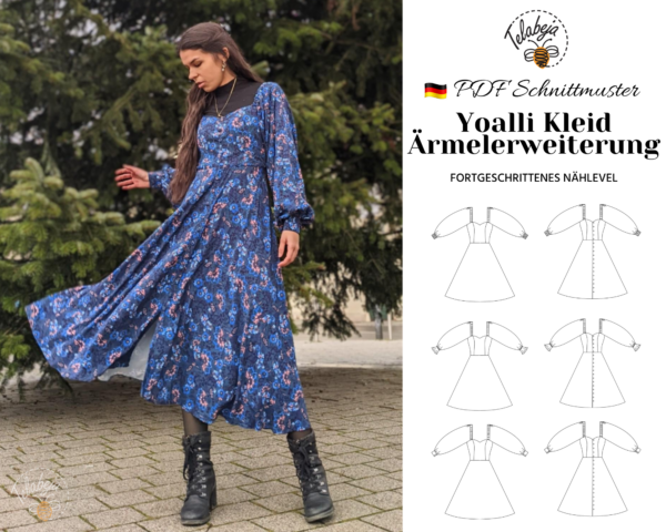 Yoalli Kleid Schnittmuster Paket (Deutsch) - Image 5