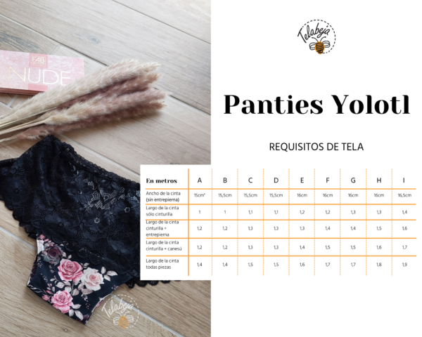 Yolotl - Patrón Panties (Español) - Image 7