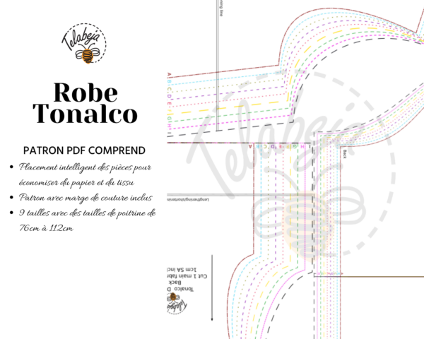 Tonalco - Patron Robe (Français) - Image 4