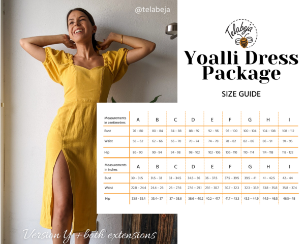 Yoalli Dress Pattern Package (English) - Image 9