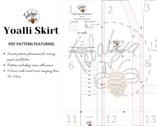 Yoalli Skirt Pattern (English) - Image 4