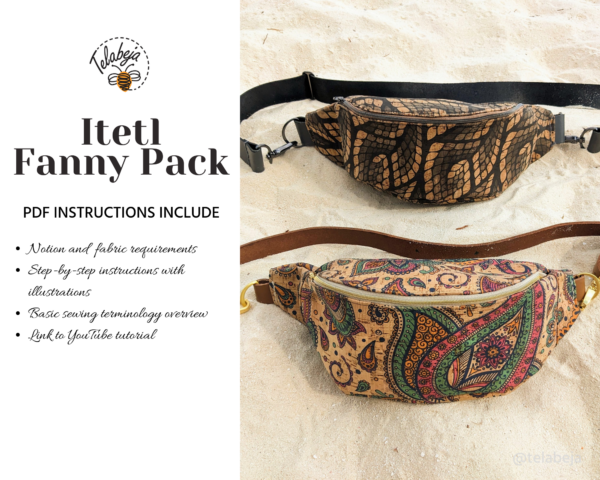 Itetl Fanny Pack Pattern (English) - Image 2