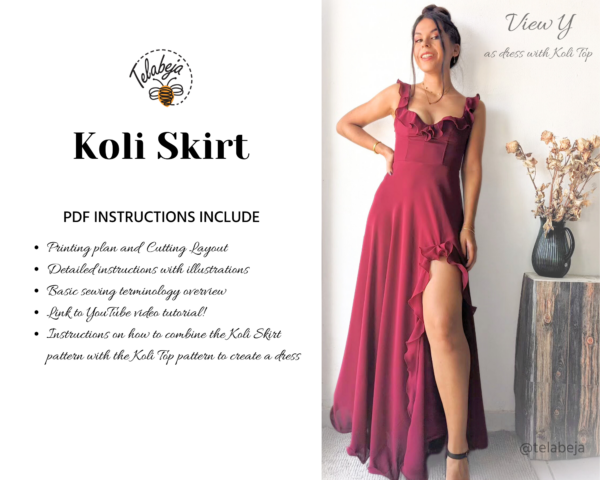 Koli Skirt Pattern (English) - Image 2