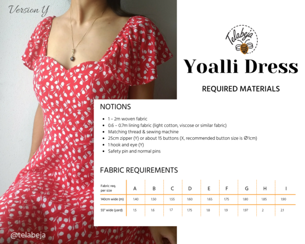 Yoalli Dress Pattern (English) - Image 5