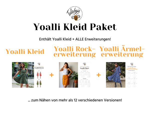 Yoalli Kleid Schnittmuster Paket (Deutsch) - Image 2