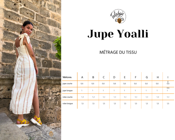 Yoalli Patron Jupe (Français) - Image 7