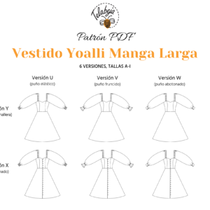 Yoalli – Patrón Extensión Manga Larga (Español)