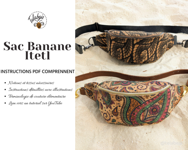 Itetl - Patron Sac banane (Français) - Image 2