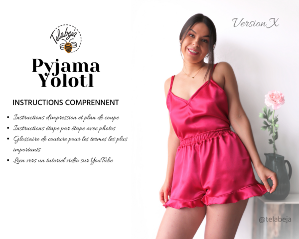 Yolotl - Patron Pyjama (Français) - Image 2