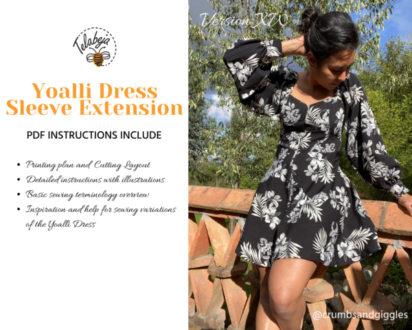 Yoalli Sleeve Extension Pattern (English) - Image 3