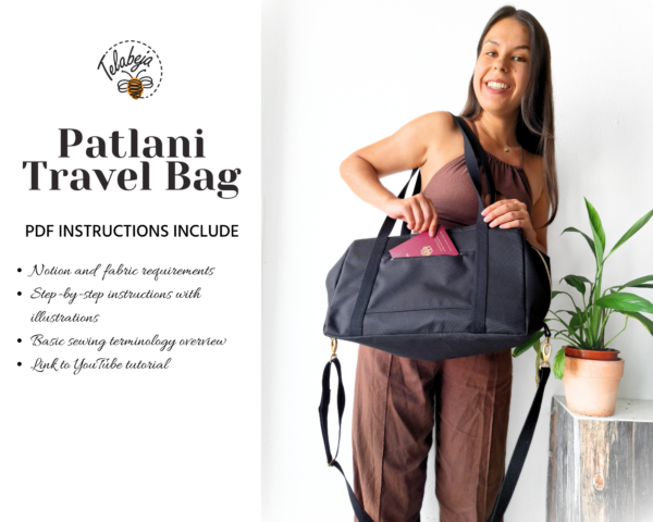 Patlani Travel Bag Pattern (English) - Image 2