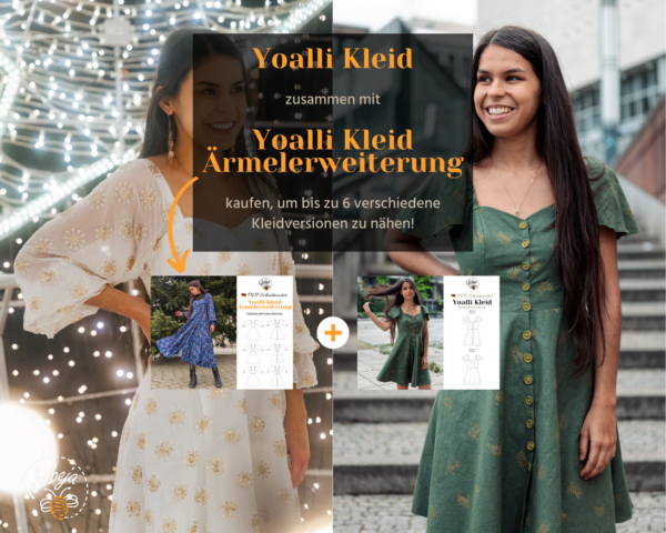 Koli Rock & Yoalli Kleid Schnittmuster Paket (Deutsch) - Image 8