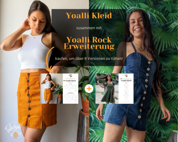 Koli Rock & Yoalli Kleid Schnittmuster Paket (Deutsch) - Image 9