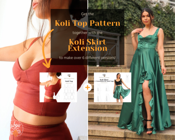 Koli Skirt & Yoalli Dress Pattern Package (English) - Image 10