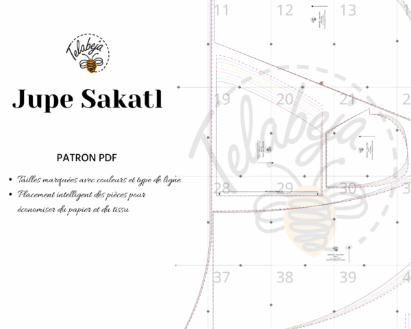Sakatl - Patron Jupe (Français) - Image 4