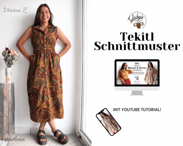 Tekitl Schnittmuster (Deutsch) - Image 3