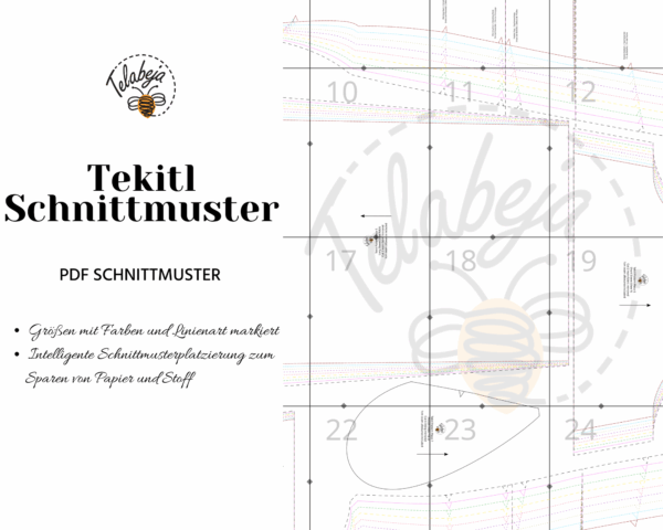 Tekitl Schnittmuster (Deutsch) - Image 4