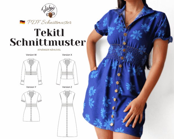 Tekitl Schnittmuster (Deutsch)